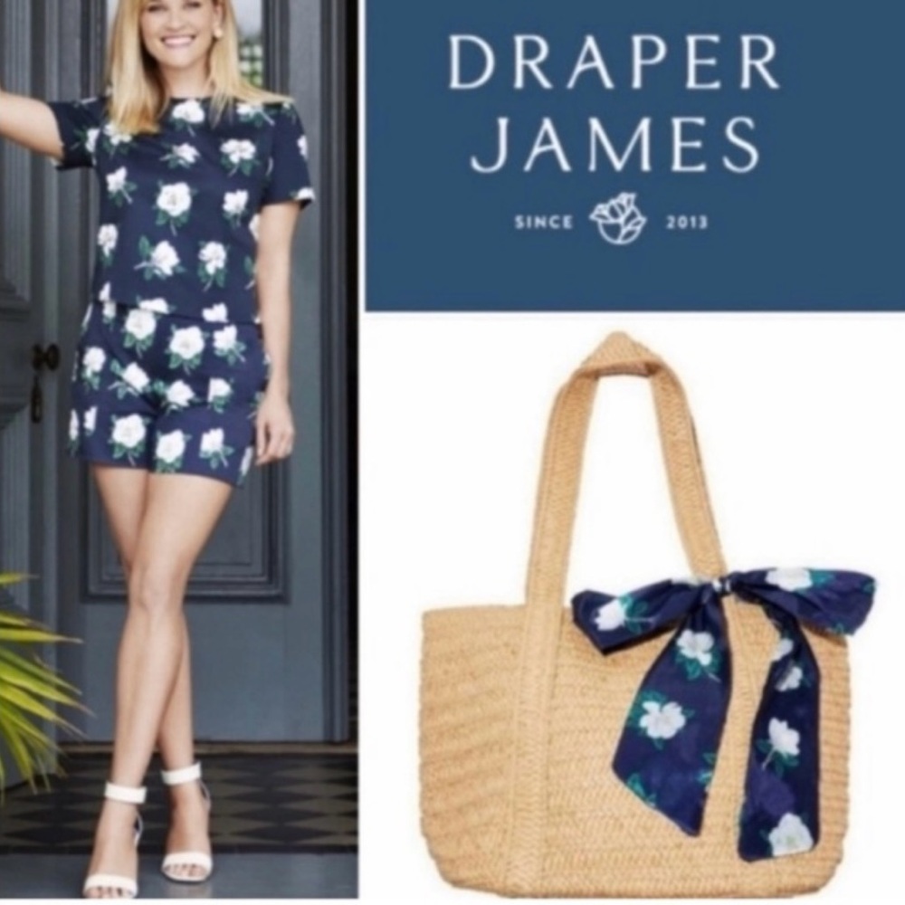 NWT Draper James Straw Bag